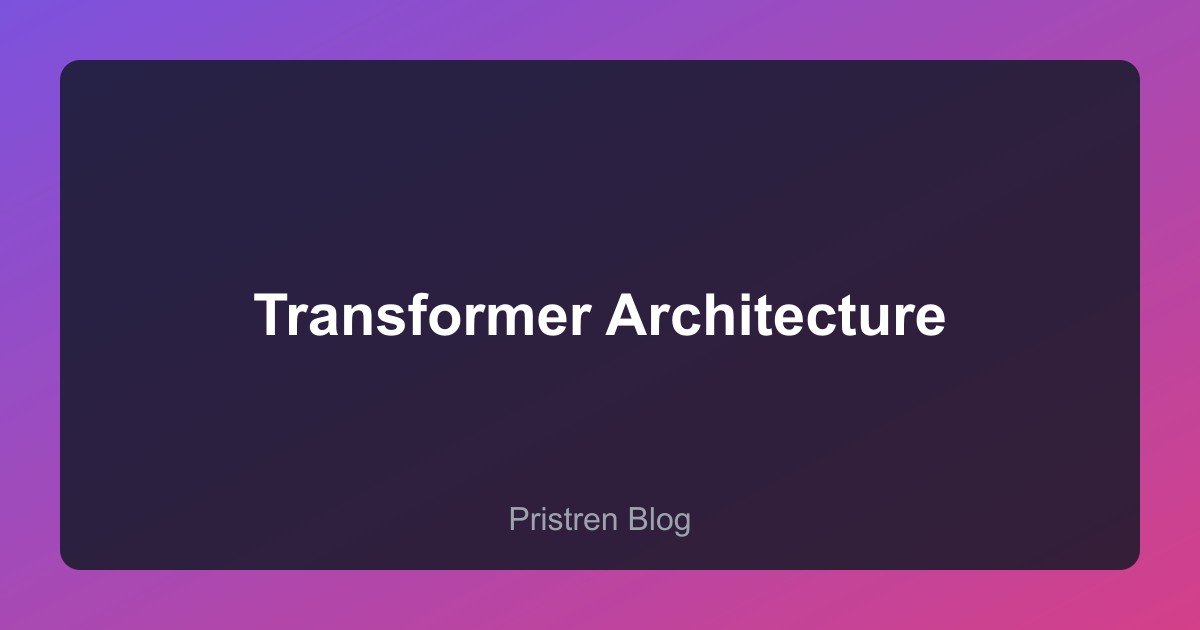 Understanding Transformer Architecture: The Foundation of Modern AI