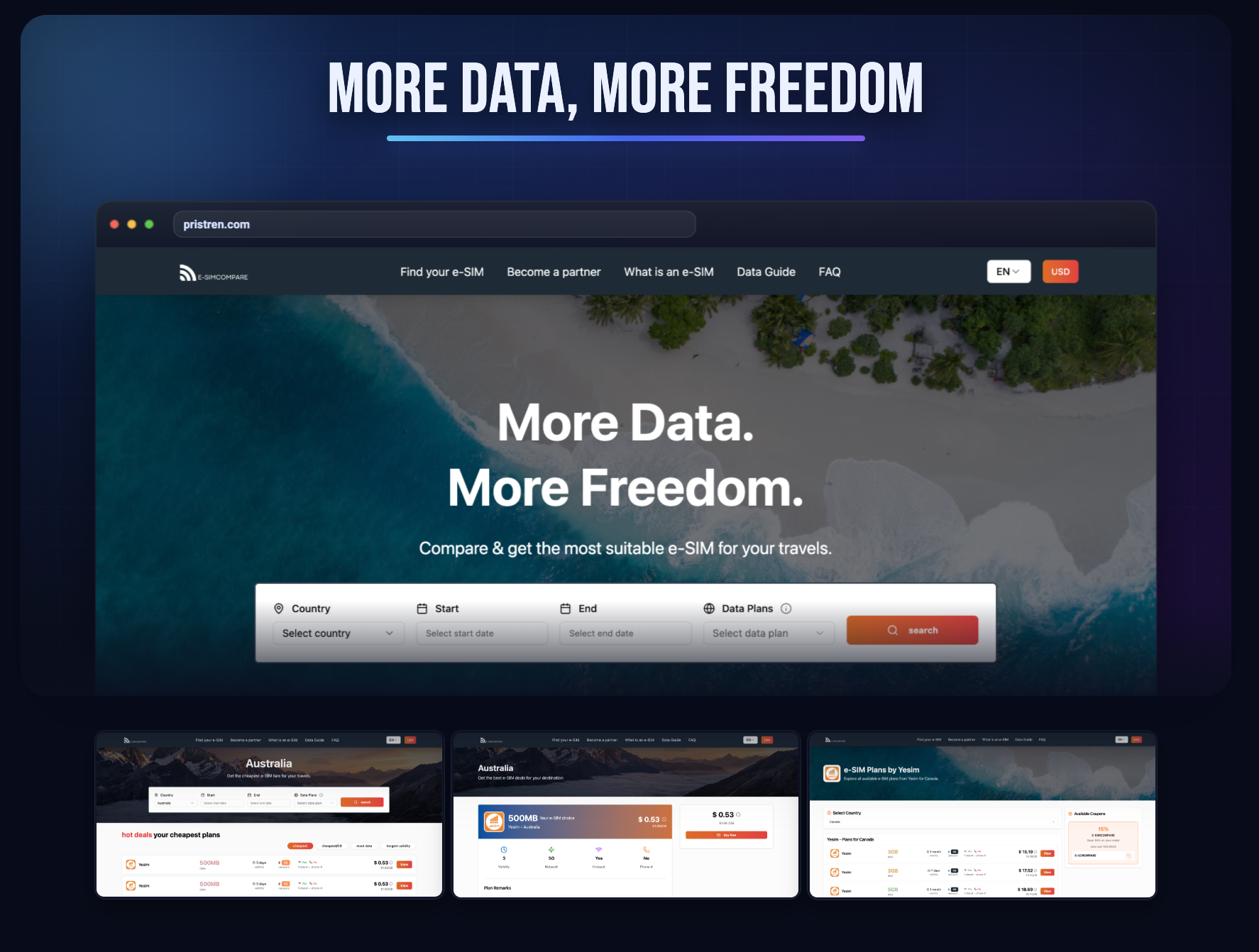 e-SIMCompare: Smart Travel Connectivity, Reinvented
